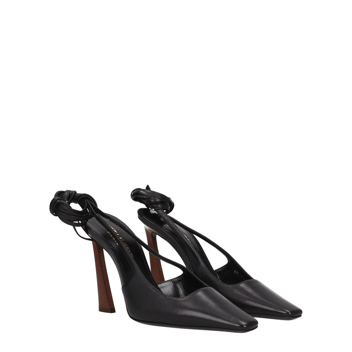 Saint セントローランサンダルブレードレザーブラック - Image 8