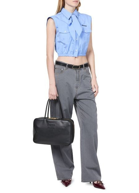 MIU MIU レザー ボー バッグ - Image 8