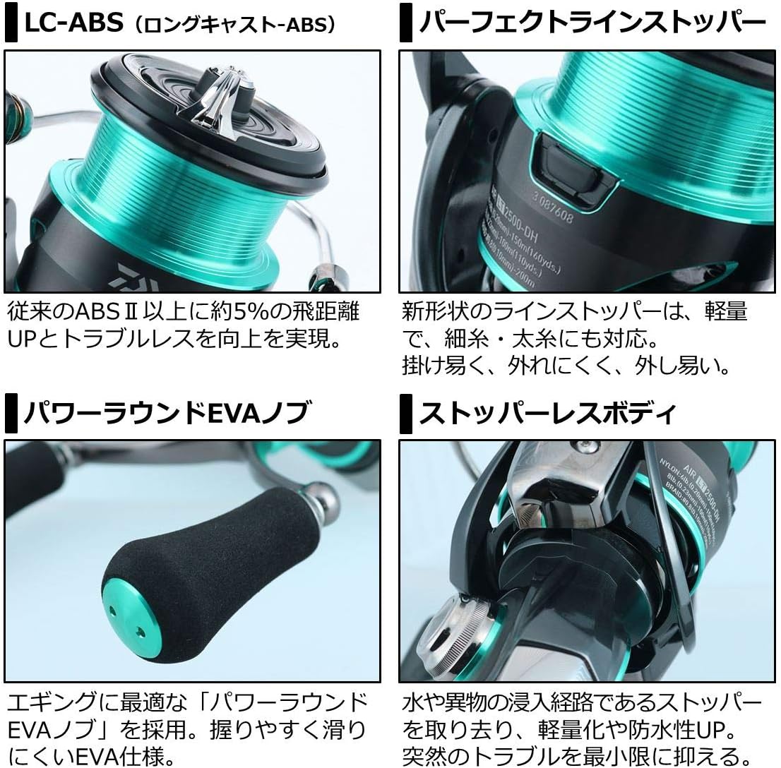 Daiwa Emerald Air LT Spinning Reel 21 (2021 Model)