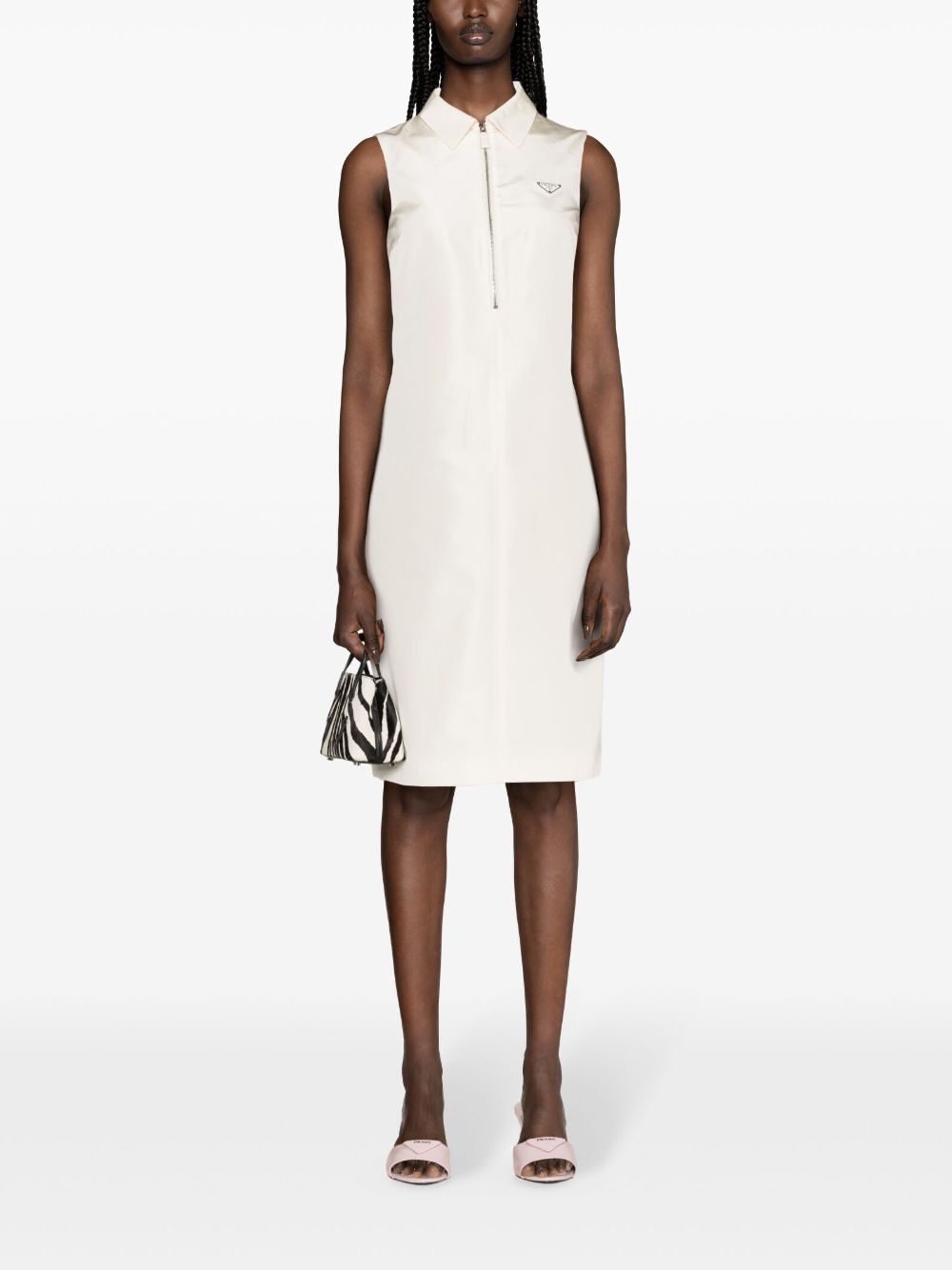 Prada プラダシルクミディポロドレス - Image 8