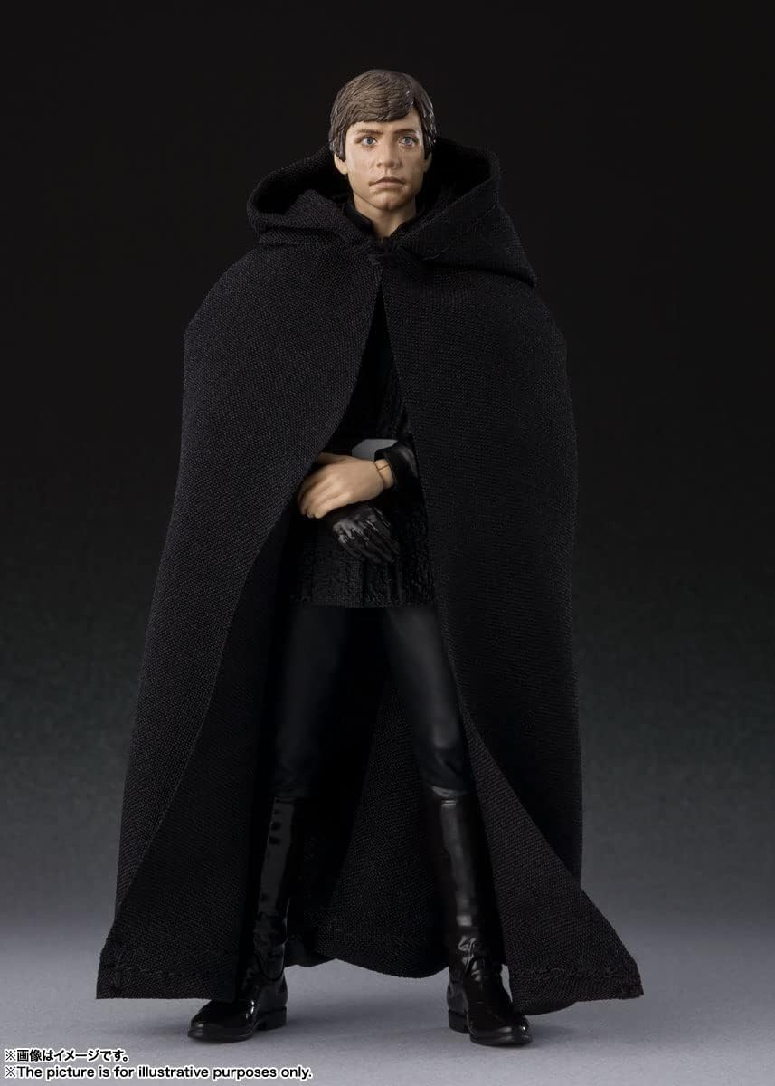 S.H. Figuarts Star Wars The Mandalorian Luke Skywalker Approx. 5.5 inches (140 mm), PVC & ABS Pre-painted Action Figure