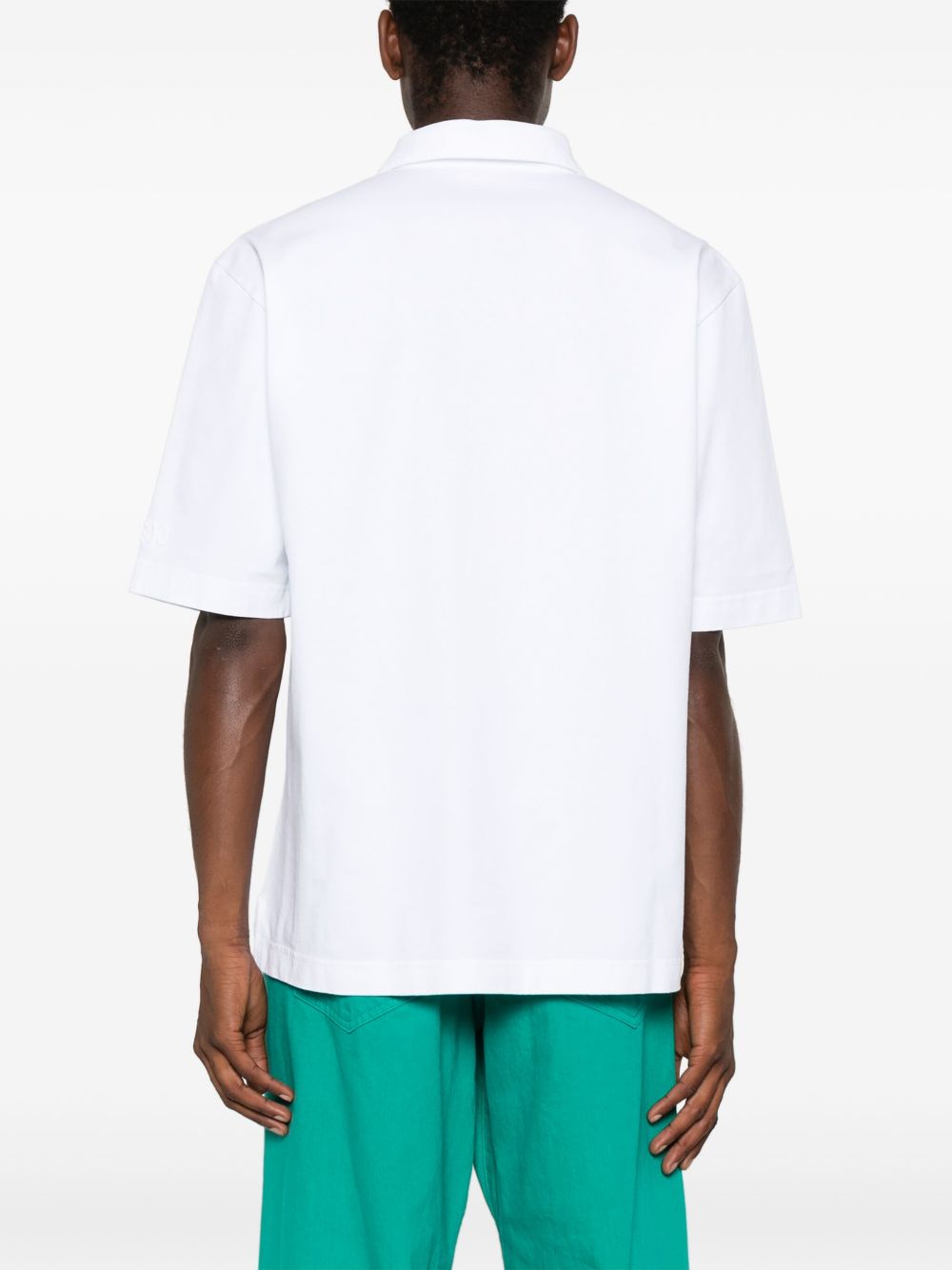 Marni Marni Logo Cotton Polo Shirt - Image 8