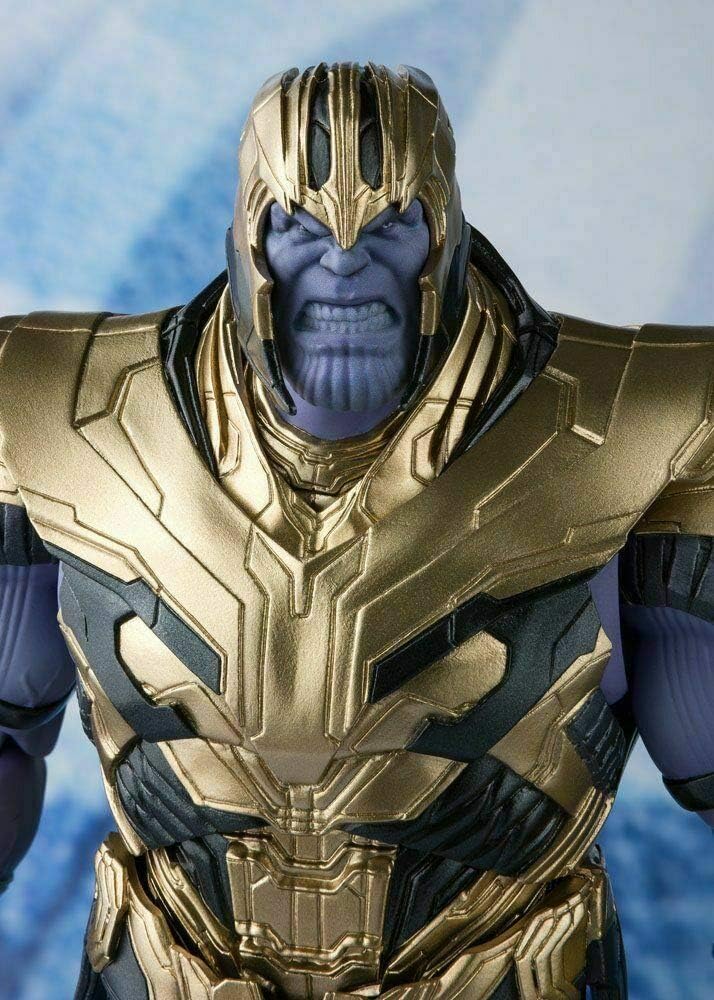 S.H. Figuarts Avengers Thanos (Avengers Endgame), Approx. 195 mm, PVC & ABS Painted Action Figure