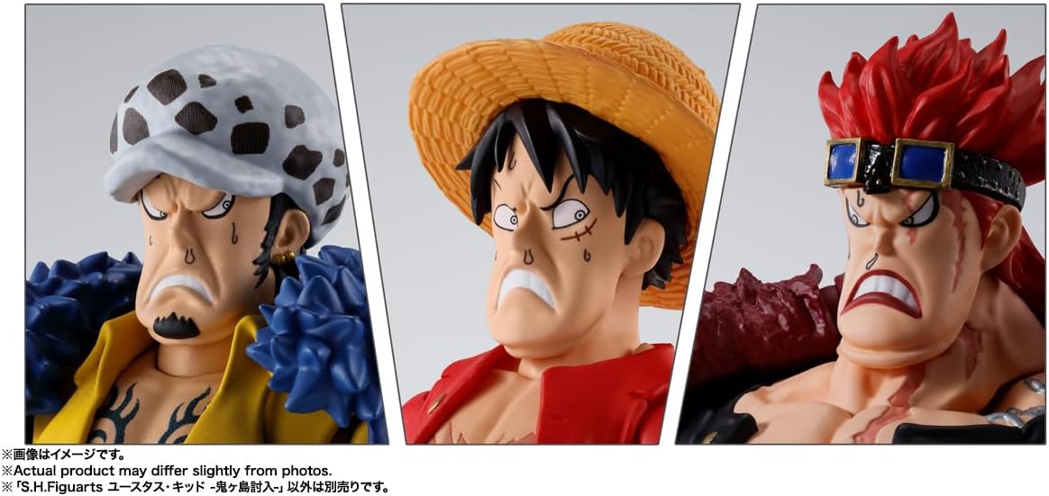 S.H. Figuarts ONE PIECE Eustace Kid - Onigashima Invasion - Approx. 7.1 inches (180 mm), PVC & ABS Pre-painted Action Figure