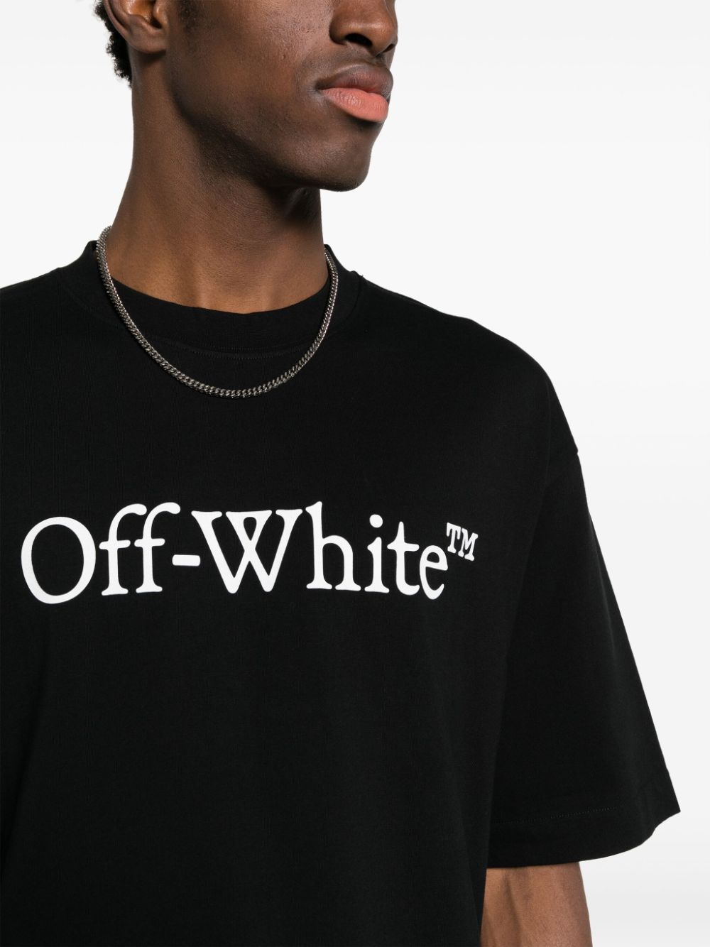 Off Off White Big Bookish Cotton T Shirt - Image 8