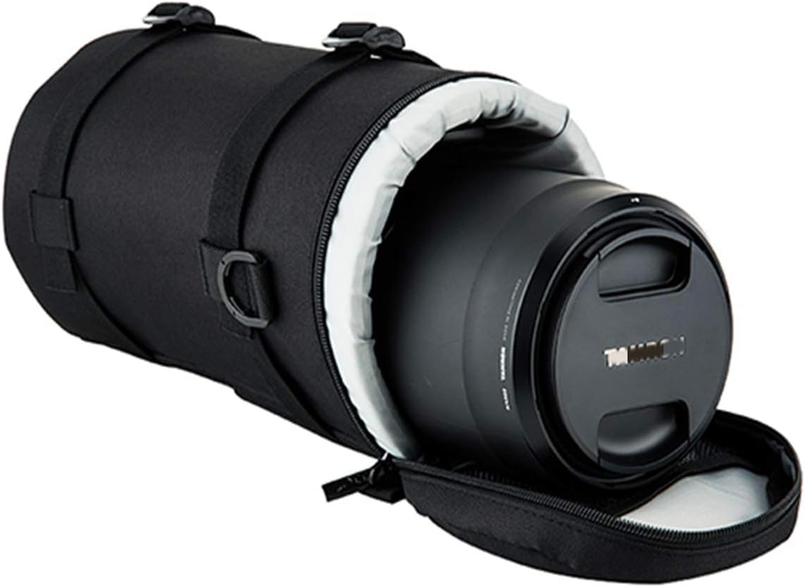 JJC Lens Pouch Replacement Lens Case Lens Storage for Tamron SP 150-600mm f5-6.3 Di VC USD G2 Sigma 150-500mm f5-6.3 DG OS HSM 150-600mm f5-6.3 DG OS HSM etc. Outer Diameter and Height ≤ 125 x 290mm &