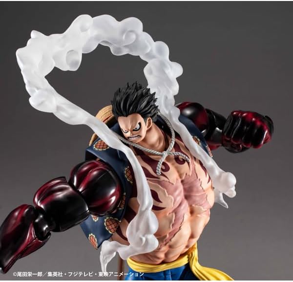 MegaHouse Variable Action Heroes One Piece Monkey D. Luffy Gear 4 Boundman, Approx. 7.9 inches (200 mm), PVC Pre-painted Complete Figure