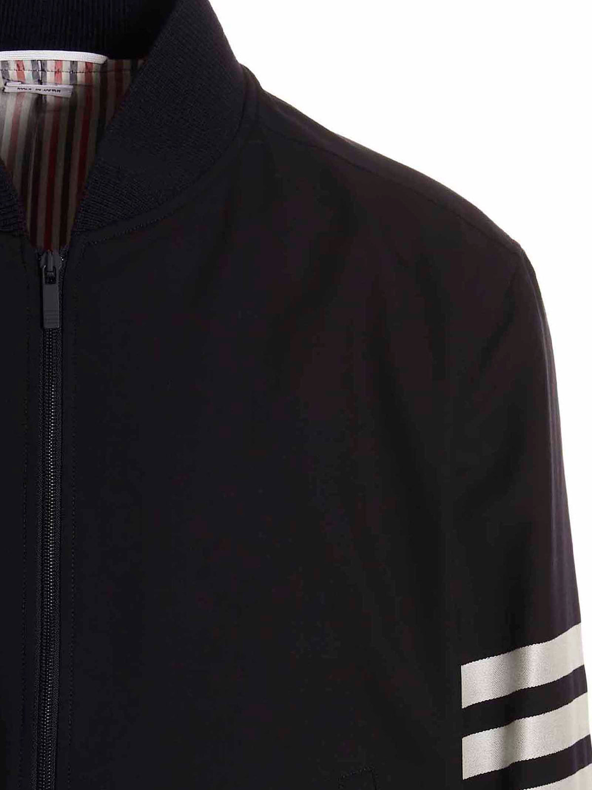 Thom Thom Browne Bomber '4 Bar' - Image 8
