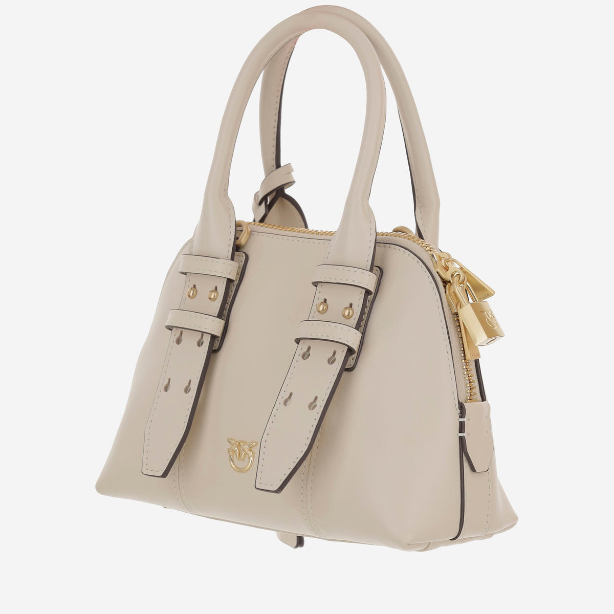 Pinko Pinko Mini Escape Leather Handbag - Image 8