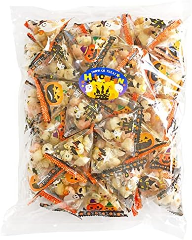 Halloween Hail Made in Japan, 14.1 oz (400 g), Approx. 3.5 oz (100 g), Small Sachets, Tetra, Halloween Sweets, Distributing