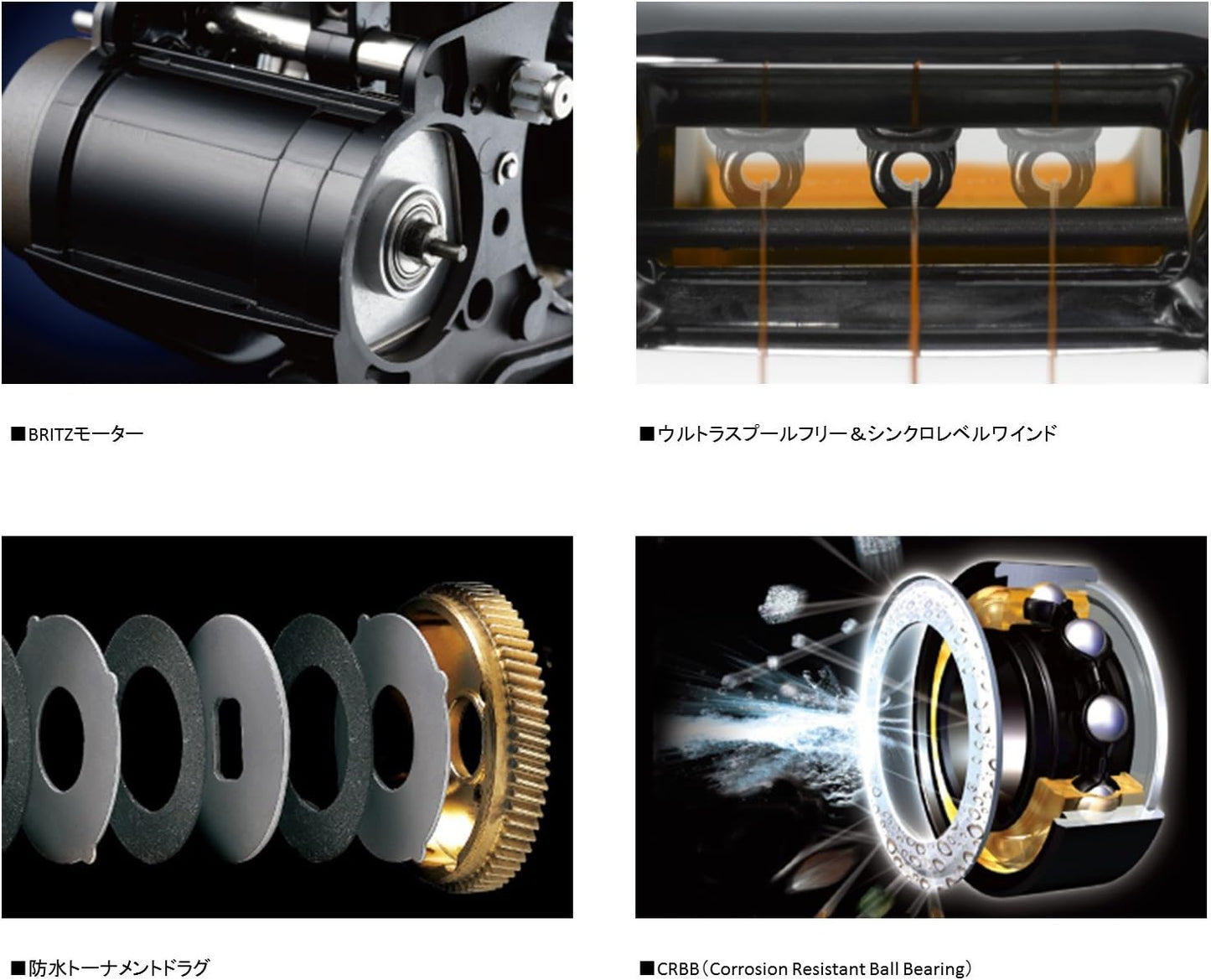 Daiwa Leoblitz S500 Electric Reel, Various Types