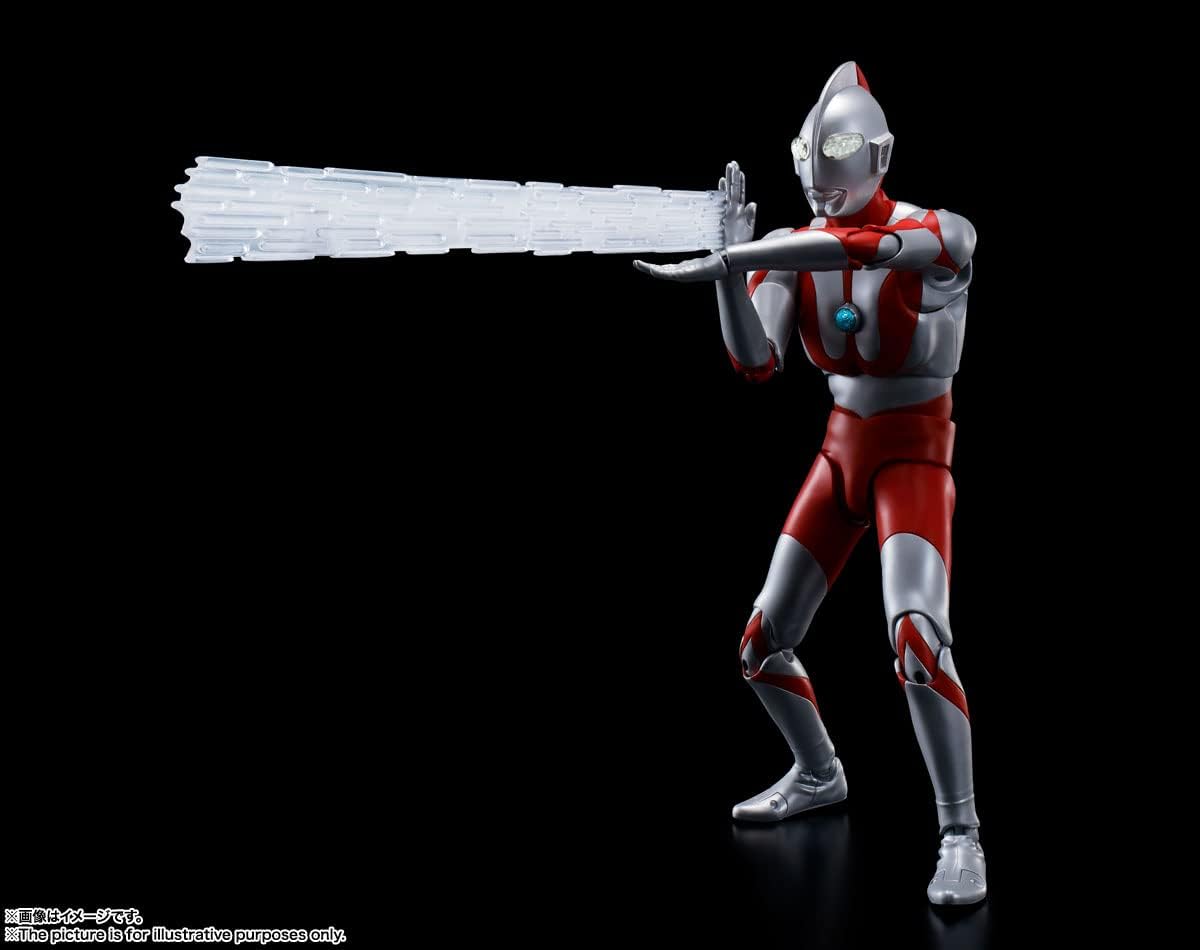 TAMASHII NATIONS S.H. Figuarts (True Bone Carving Manufacturing Method) Ultraman (Reissue Version), Approx. 5.9 inches (150 mm), PVC & ABS Painted Articulated Action Figure