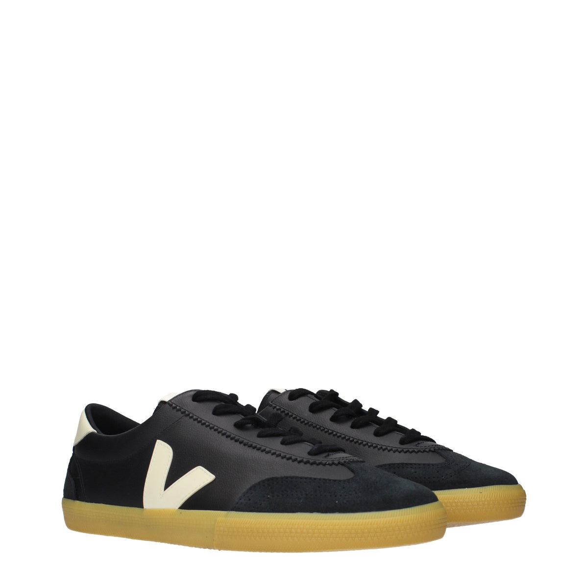 Veja ヴェジャ メンs スニーカー ブラック レザー - Image 8