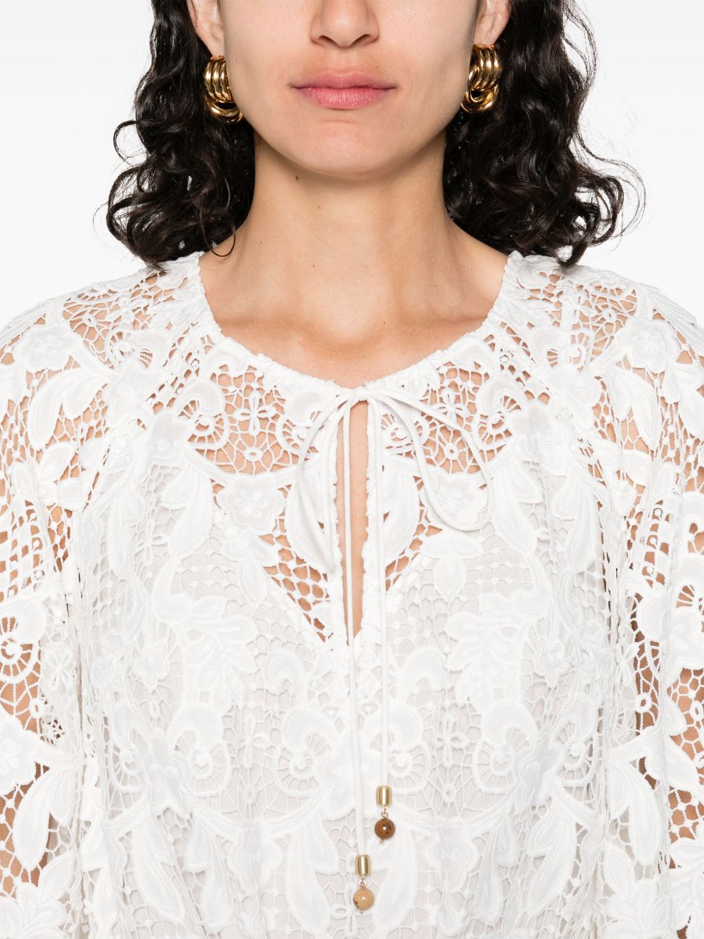 Zimmermann ZIMMERMANN COCO LACE MIDIドレス - Image 8