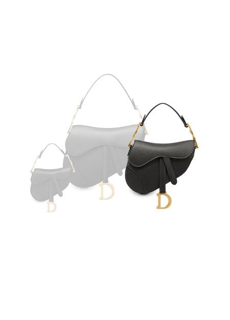 DIOR Medium soft Saddle bag with strap goatskin - Image 8