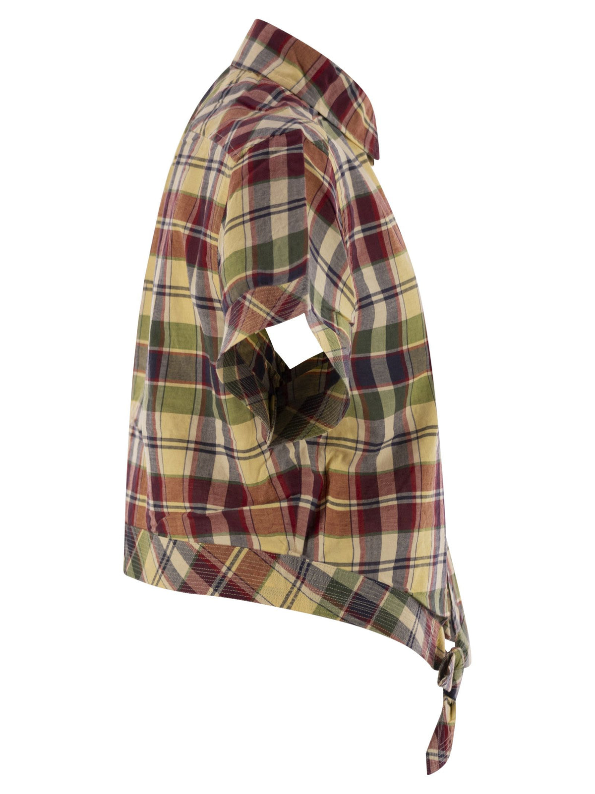 Polo 格子縞の綿のポロラフローレンショートシャツ - Image 8