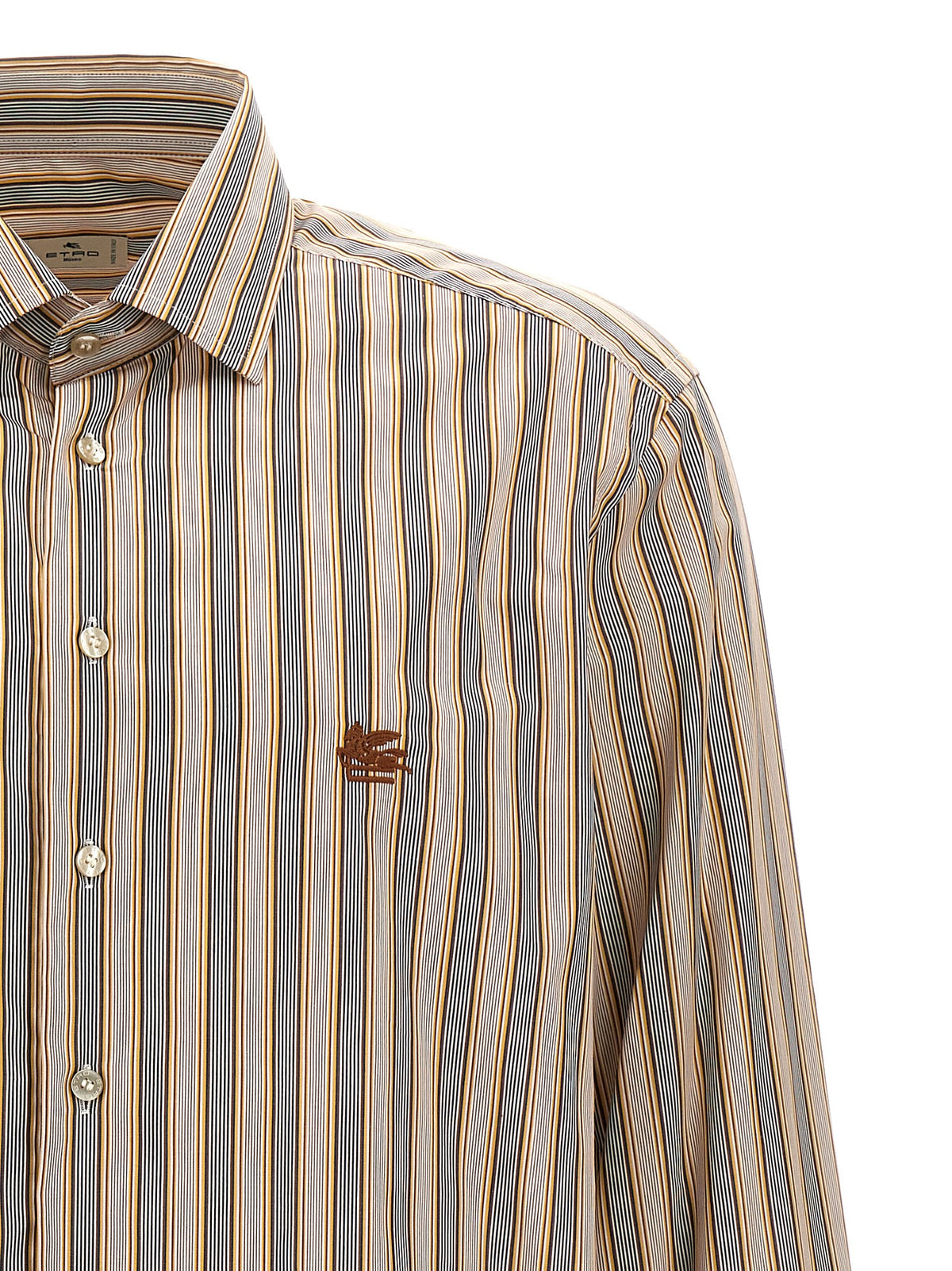 Etro ETROロゴ刺繍シャツ - Image 8