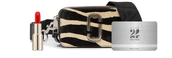 MARC JACOBS The Snapshot Zebra Haircalf バッグ - Image 9