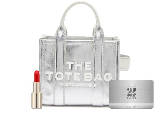 MARC JACOBS The Crossbody Tote Metallic バッグ - Image 9