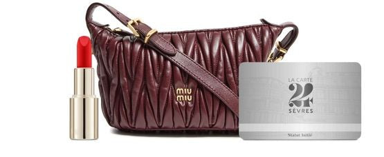 MIU MIU Quilted nappa leather pouch - Image 9