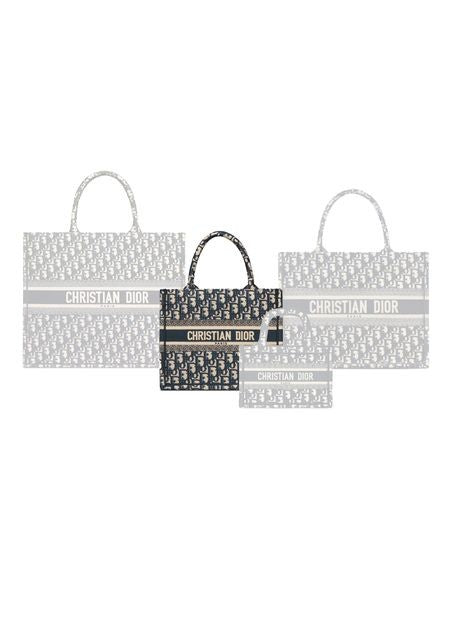Small Dior Book Tote Bag - Image 9