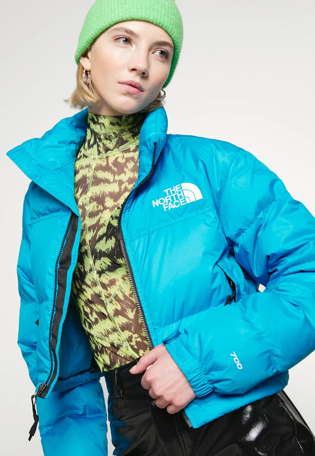 THE NORTH FACE Short nupsi Down Sky Blue
