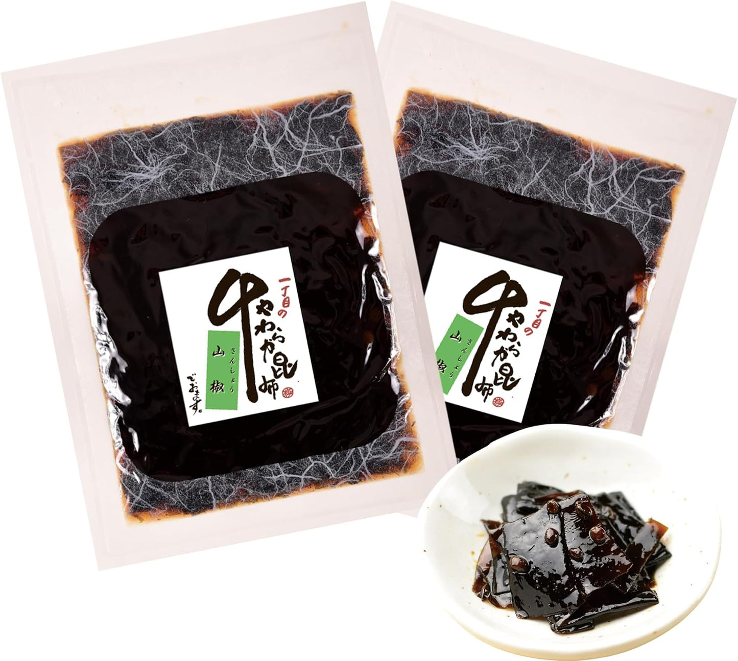 【Tenma Osaka Kombu】【Soft Kombu Simmered 4-Pack Set (Eringi Kombu 90g, Stem Wasabi Kombu 90g, Sansho Kombu 100g, Ginger Kombu 90g)】Rice Companion, Souvenir, Domestic, No Synthetic Preservatives, No