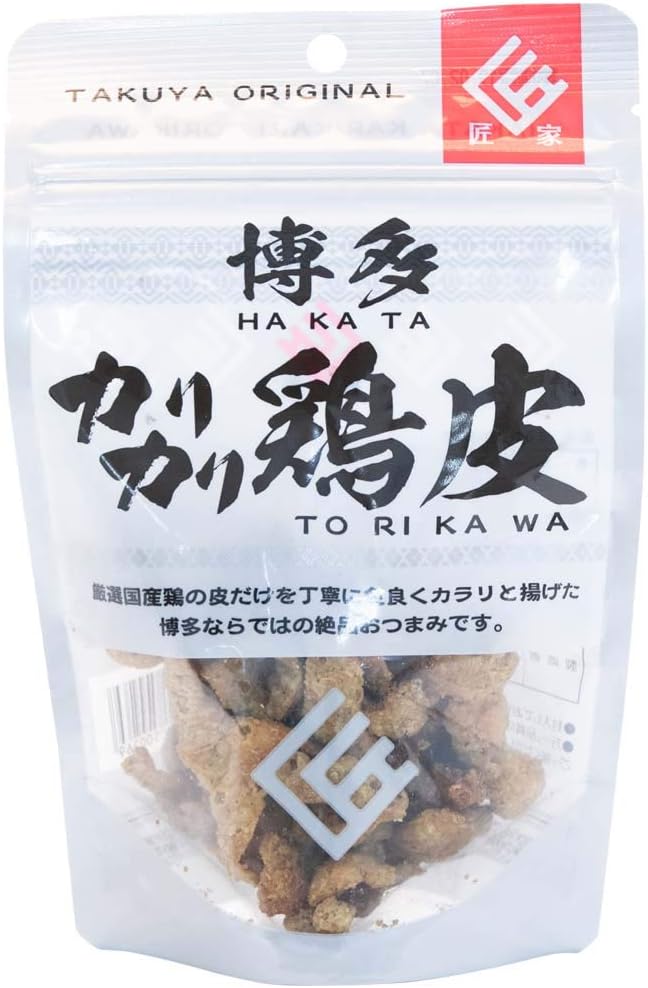 Takeki: Hakata Crisp Chicken Skin, 1.4 oz (40 g), Fukuoka Souvenir (x 3)