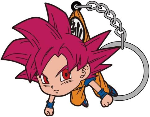 Dragon Ball Super Goku Tumamari Keychain (Super Saiyan God Ver.)