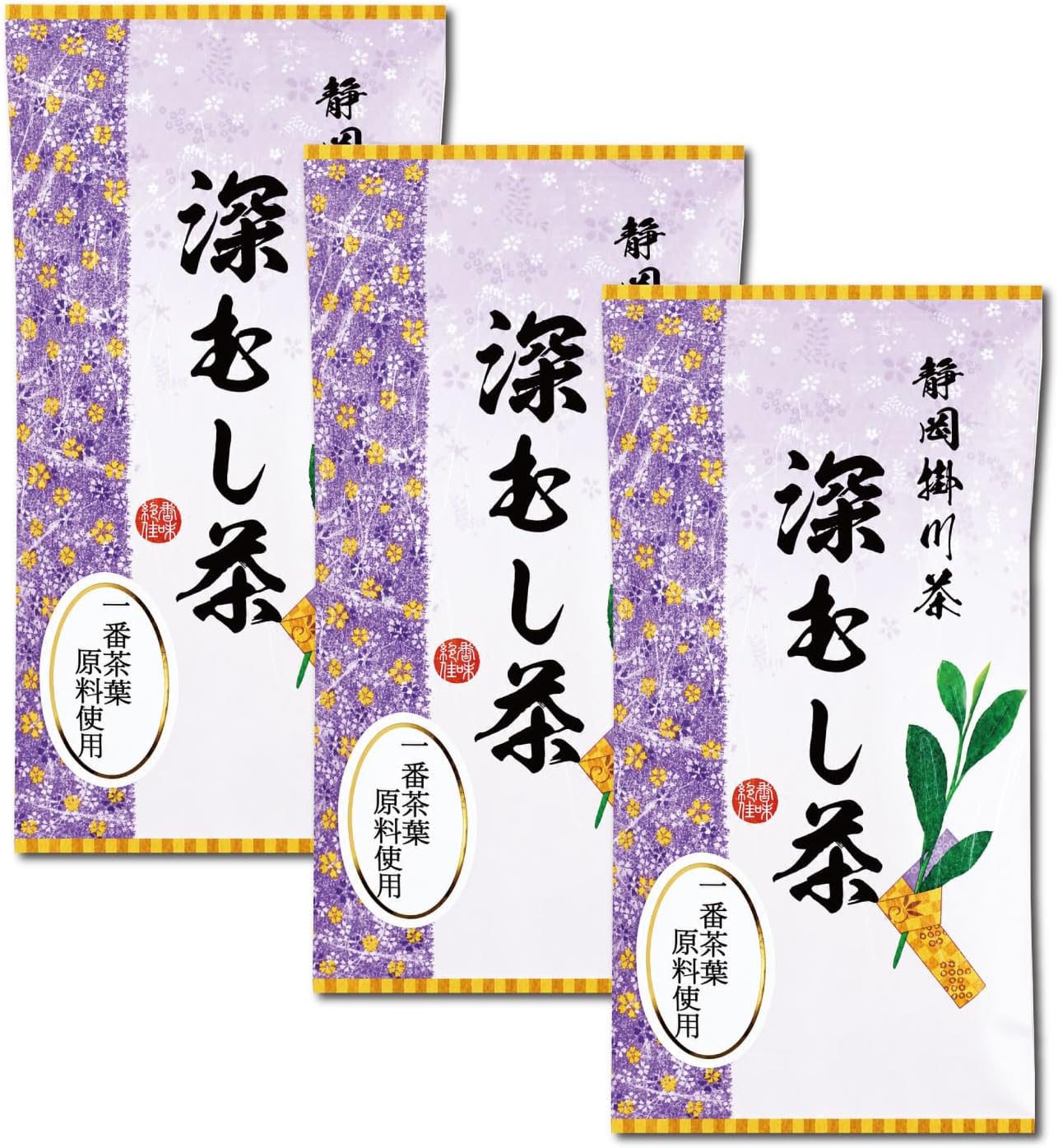 【Sunpu-do Tea Shop】 Shizuoka Kakegawa Tea Deep Steamed Tea | First Grade Tea Leaves | Shizuoka Tea Sencha Tea Leaf Tea Producer Catechins Beauty Health Leaf Tea (1 bag, Kakegawa Deep Steamed Tea)