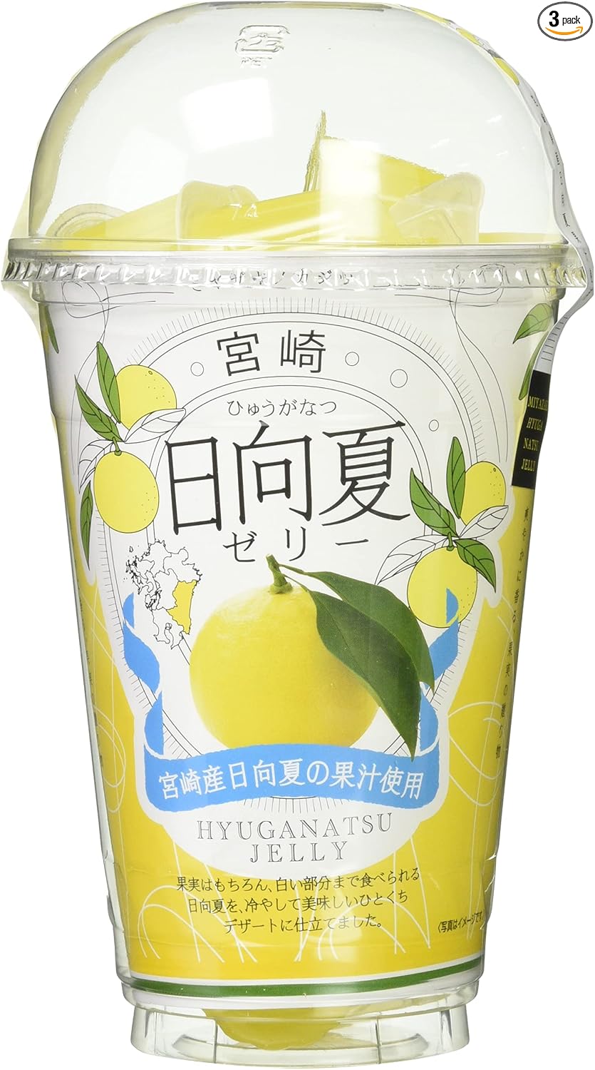 Yutaka Shokai Hinata Summer Portion Jelly, 0.8 oz (22 g) x 12 Packs