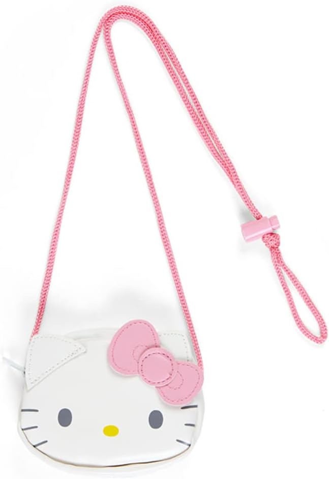Sanrio (SANRIO) Sanrio Coin Case with Rope Kuromi Kuromi-chan kuromi Coin Case・Pass Case Character 5.3 x 1.2 x 4.3 inches (13.4 x 3 x 11 cm) 765902 SANRIO