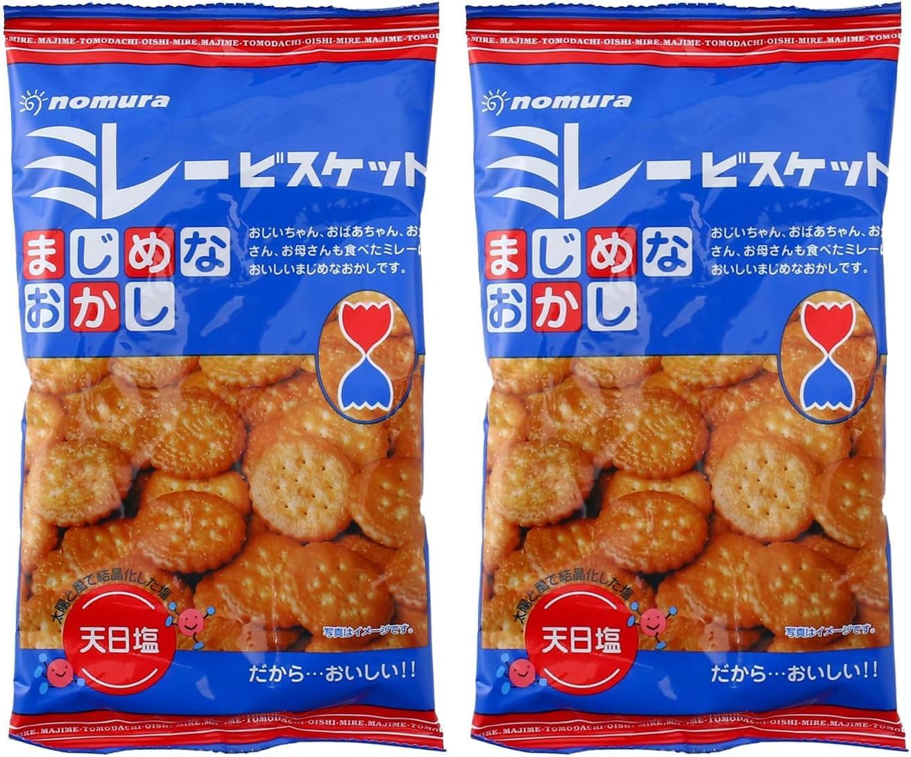 Nomura Senbean Processing Shop Millet Biscuits, Majime Side Sides, 4.2 oz (120 g), Domestically Produced in Kochi Prefecture (x 2)