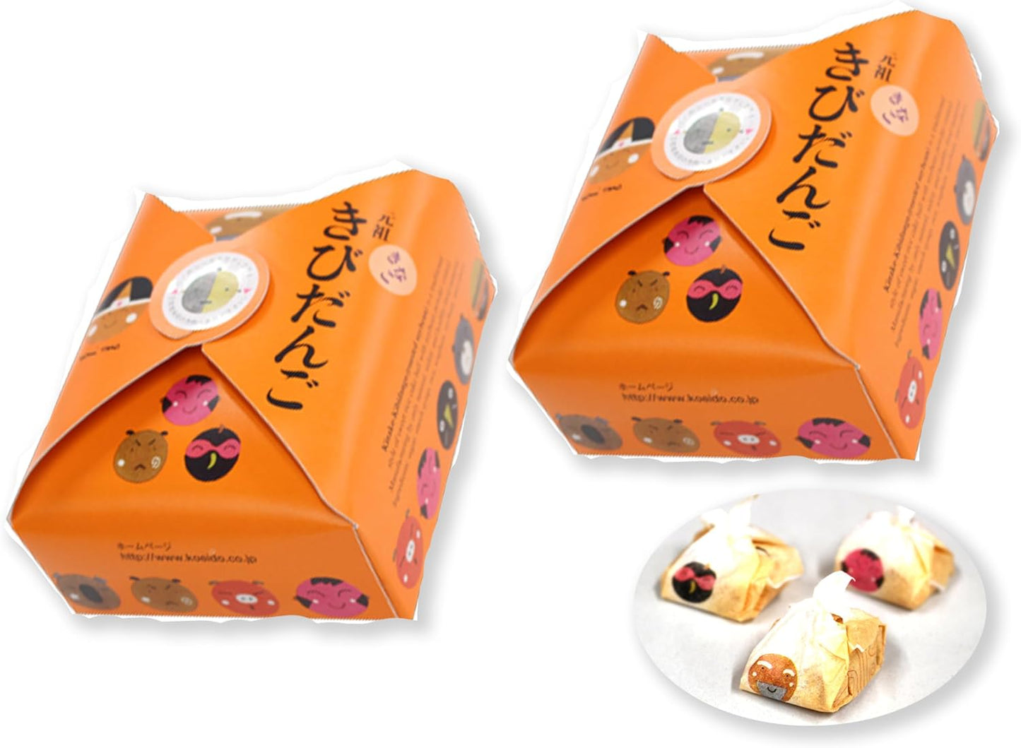 Koeido Kibidango (Original, Matcha, Kinako, White Peach), Pack of 10 (Individual Packaging), Souvenirs, Souvenirs, Local Halal (2 Boxes)