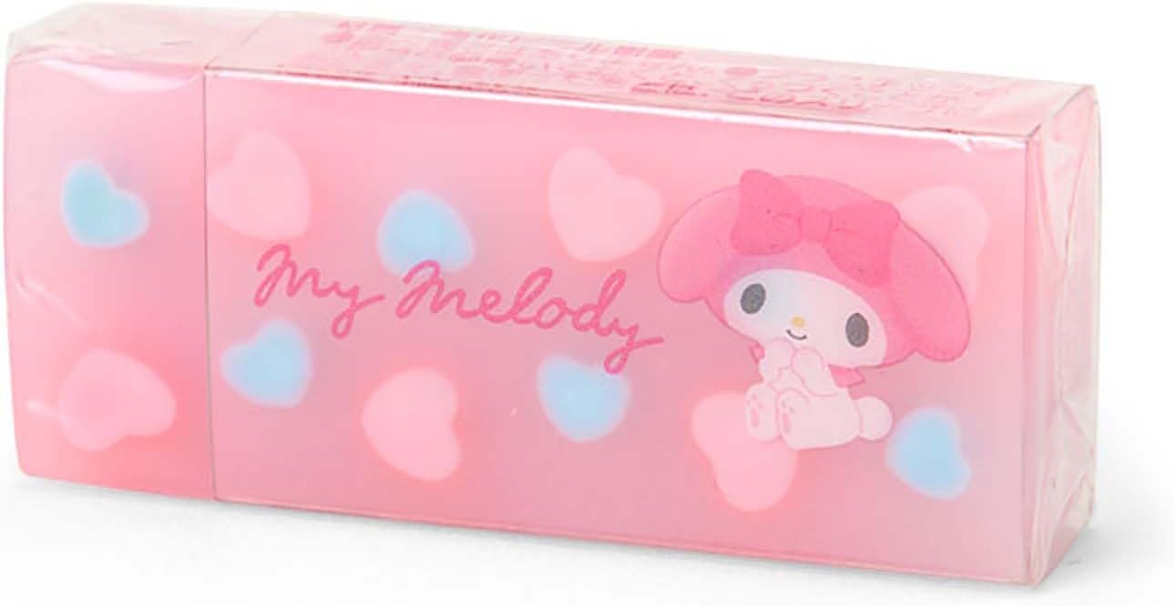 Sanrio 222534 Chrome Eraser with Name Space