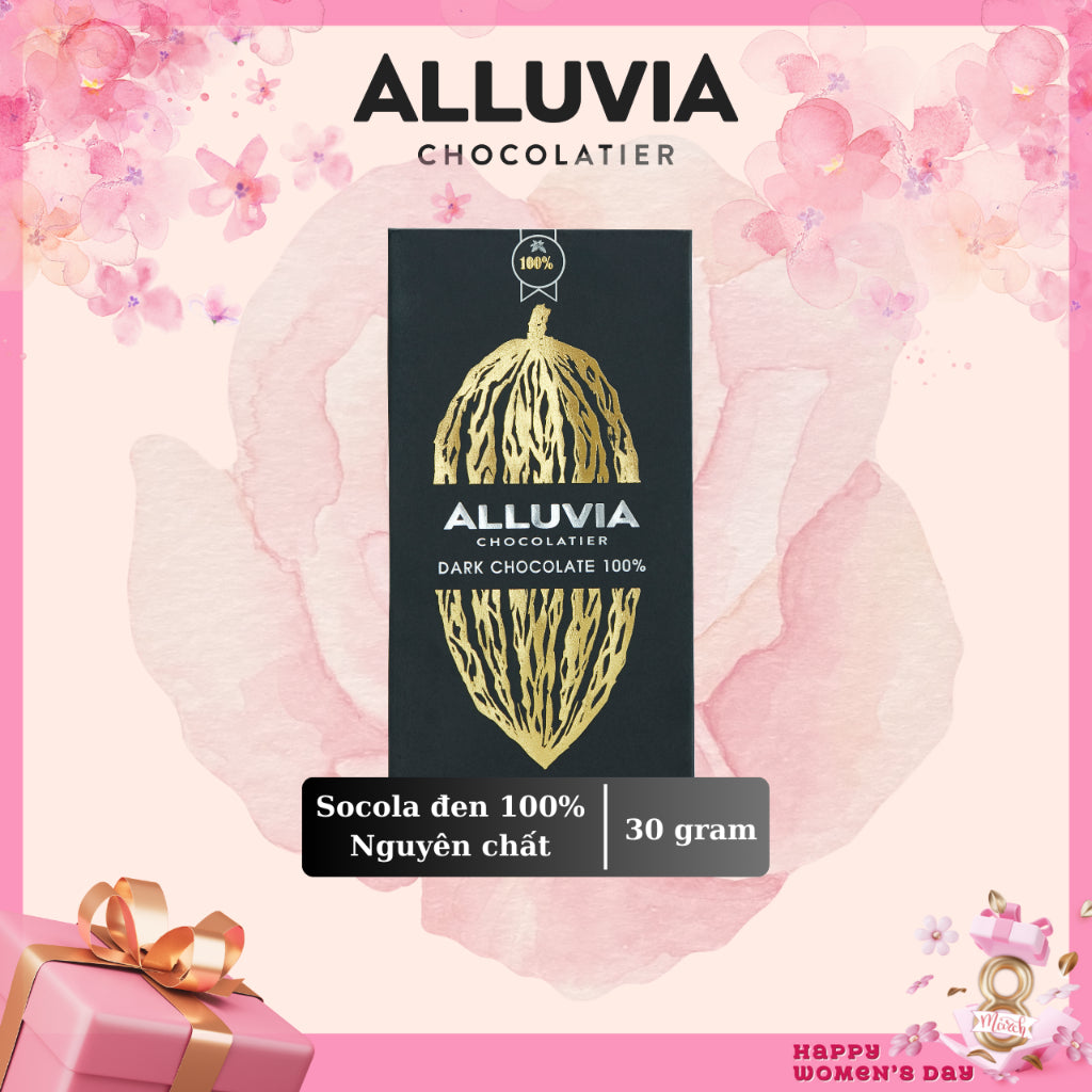 Alluvia 100% bitter dark chocolate, Extreme Dark Chocolate Sugar Free