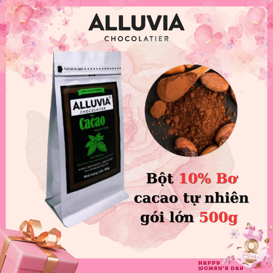 Alluvia Chocolate 100% unsweetened pure cocoa powder in large packs suitable for cafes