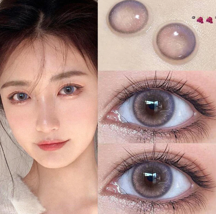 YOUPLUS 1年仕様カラコン 両目ワンペア Berry Violet