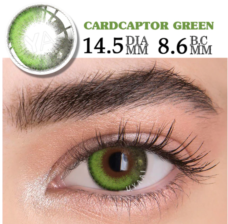 YOUPLUS 1年仕様カラコン 両目ワンペア Cardcaptor Green