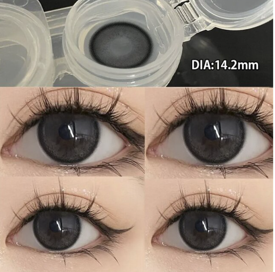 YOUPLUS 1年仕様カラコン 両目ワンペア Small black wood