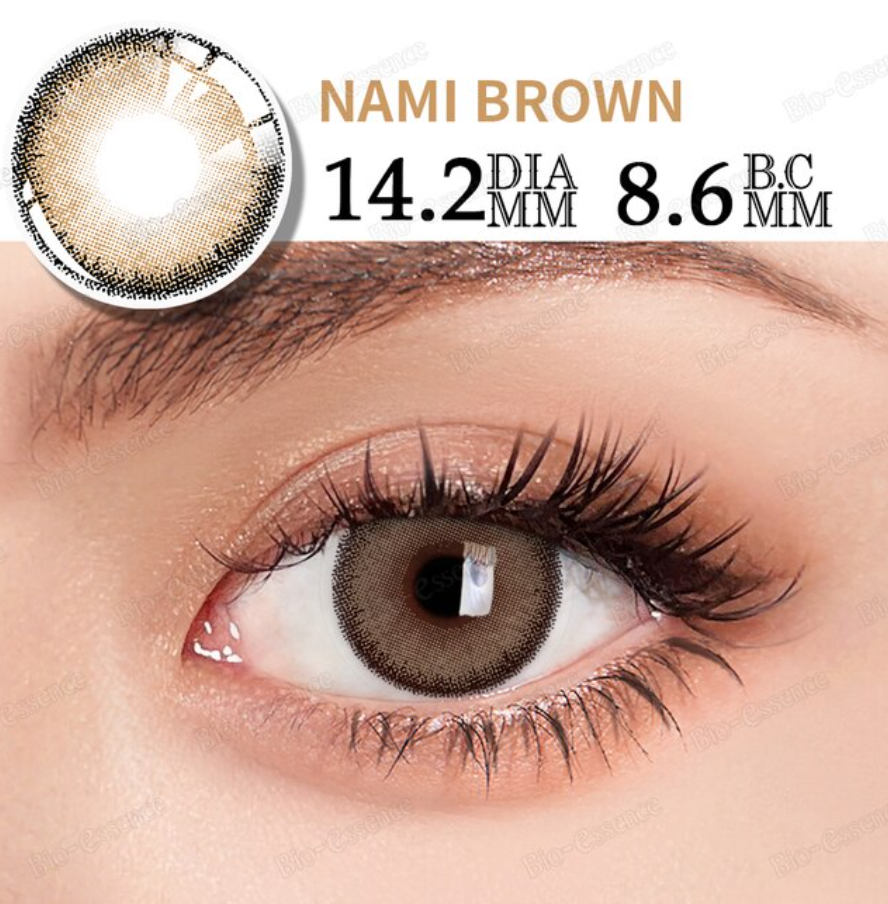 YOUPLUS 1年仕様カラコン 両目ワンペア NAMI BROWN