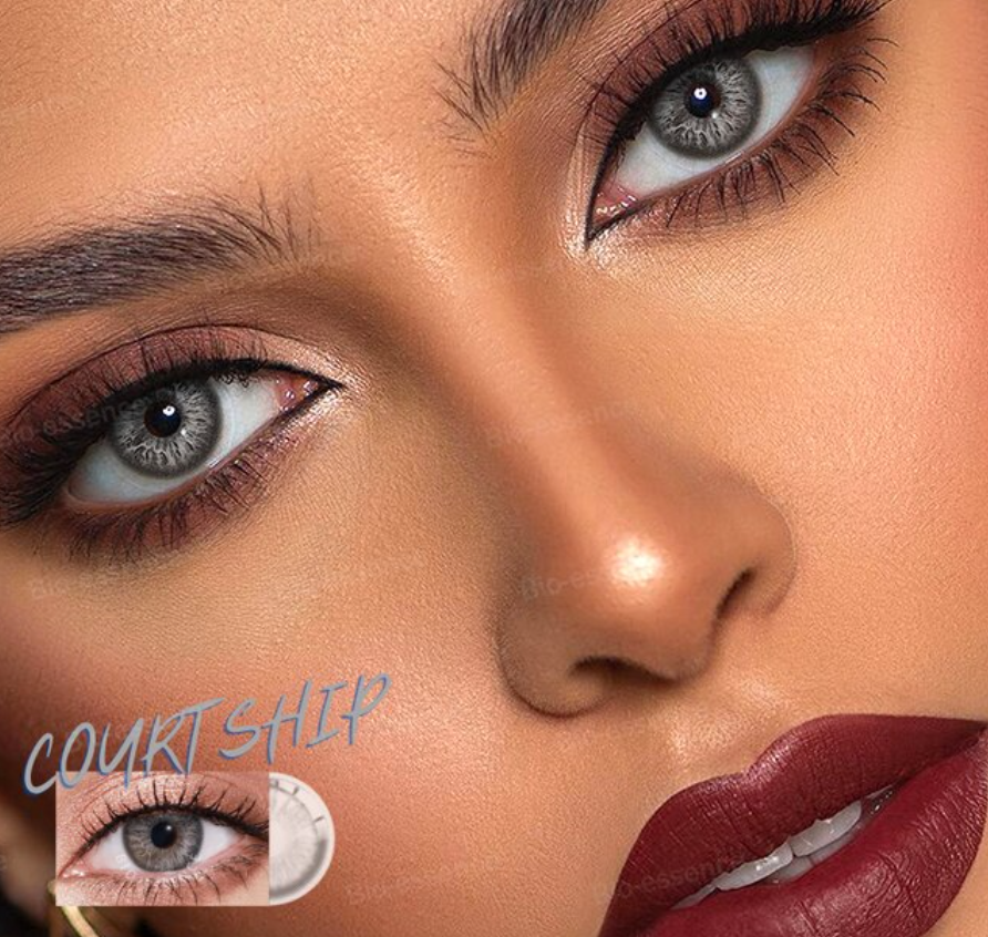 YOUPLUS 1年仕様カラコン 両目ワンペア 度なし Courtship