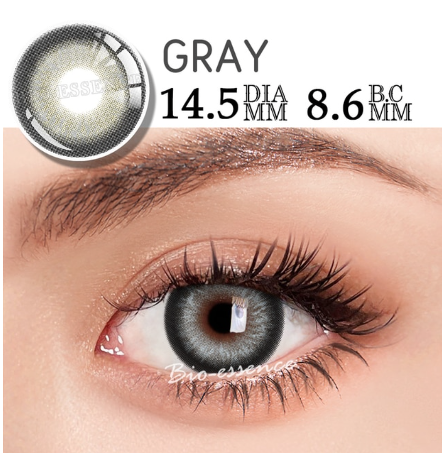 YOUPLUS 1年仕様カラコン 両目ワンペア 度なし Surich Gray