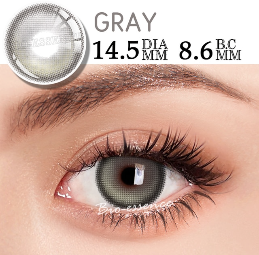 YOUPLUS 1年仕様カラコン 両目ワンペア 度なし K4 Gray