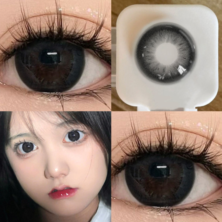 YOUPLUS 1年仕様カラコン 両目ワンペア Black amber