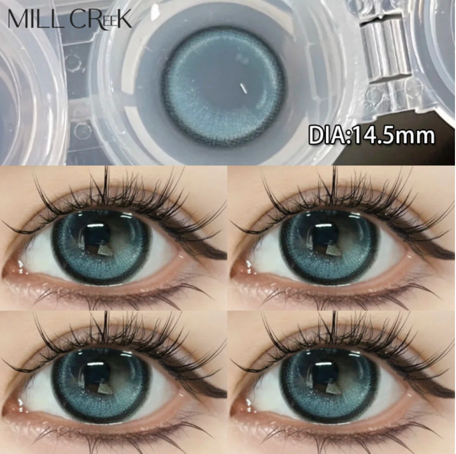 YOUPLUS 1年仕様カラコン 両目ワンペア Swan Lake Blue