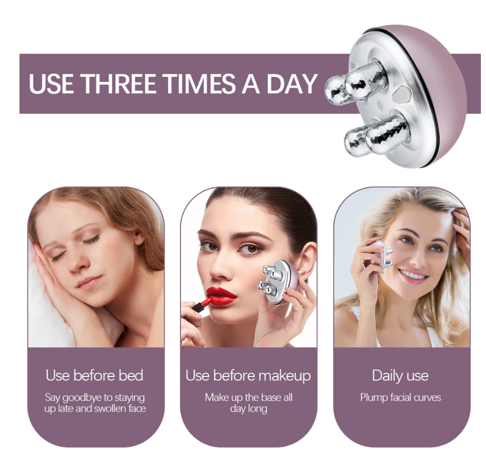 しわ防止フェイシャルマッサージ用の3Dフェイシャルマッサージャー,折りたたみ式フェイスリフト,しわ防止