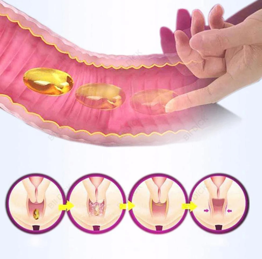 膣引き締めカプセル,ボディケアツール 10個1set Vaginal tightening capsule, body care tool 10 pieces 1set