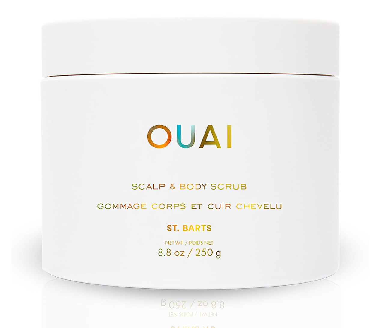 OUAI Scalp & Body Scrub. Deep-Cleansing Scrub for Hair and Skin that Removes Buildup, Exfoliates and Moisturizes. Made with Sugar and Coconut Oil. Free from Parabens, Sulfates and Phthalates (8.8 Oz)