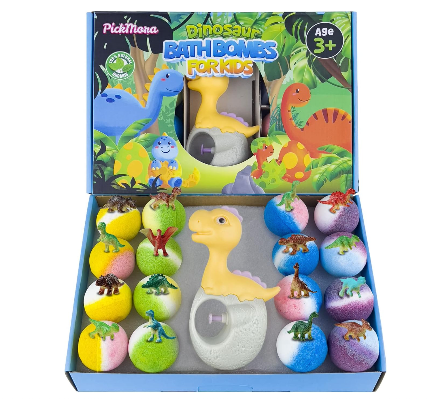 30 Pcs Bath Bomb Gift Set, Natural Organic Mini Bath Bombs, Handmade with Rich Fizz - Best Birthday Gift for Kids/Women/Men, Mother's Day